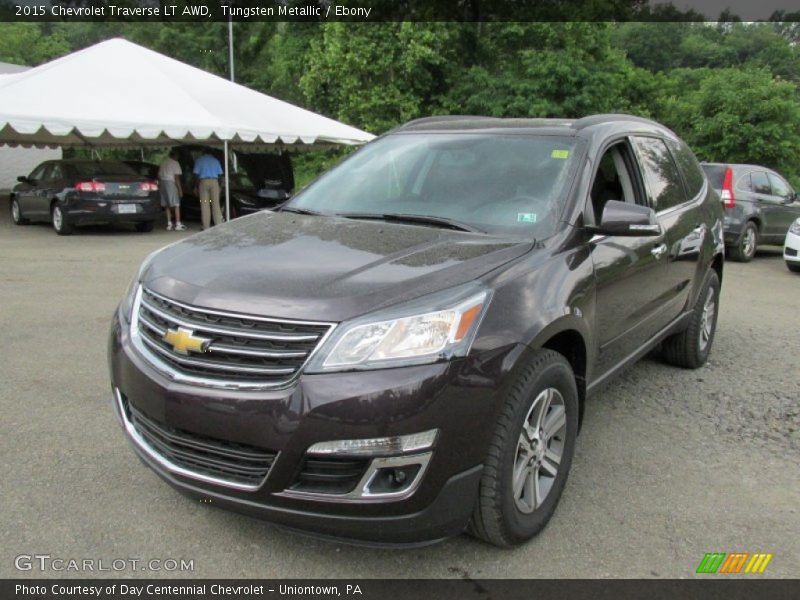 Tungsten Metallic / Ebony 2015 Chevrolet Traverse LT AWD