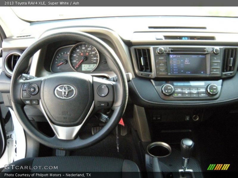 Super White / Ash 2013 Toyota RAV4 XLE