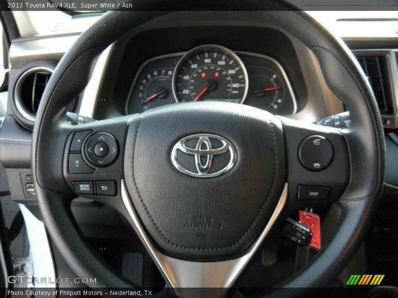 Super White / Ash 2013 Toyota RAV4 XLE