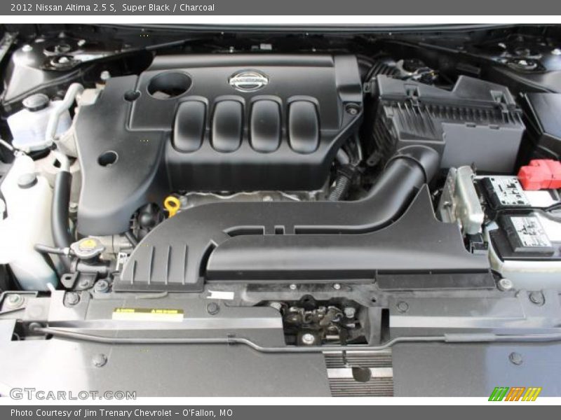 Super Black / Charcoal 2012 Nissan Altima 2.5 S