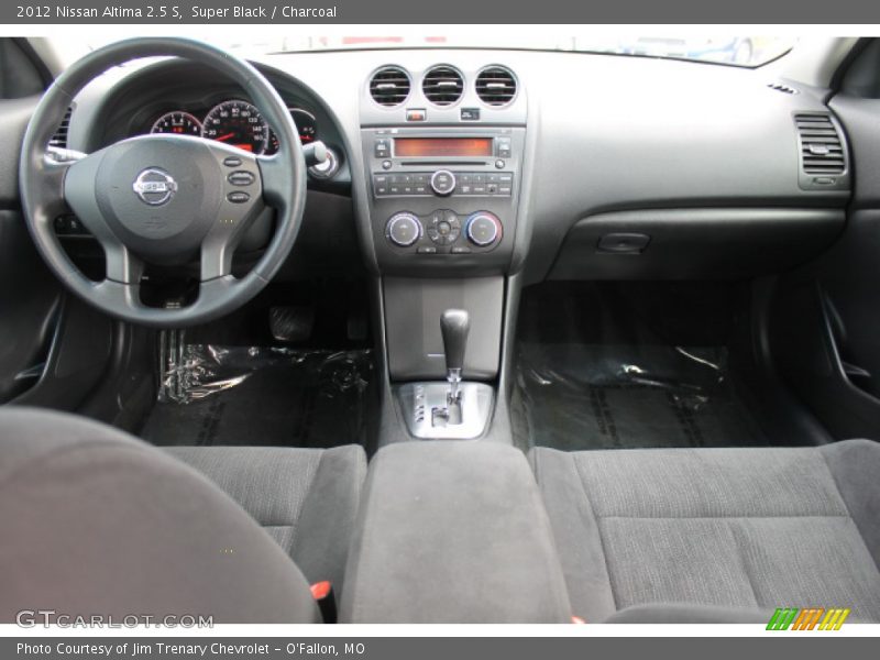 Super Black / Charcoal 2012 Nissan Altima 2.5 S