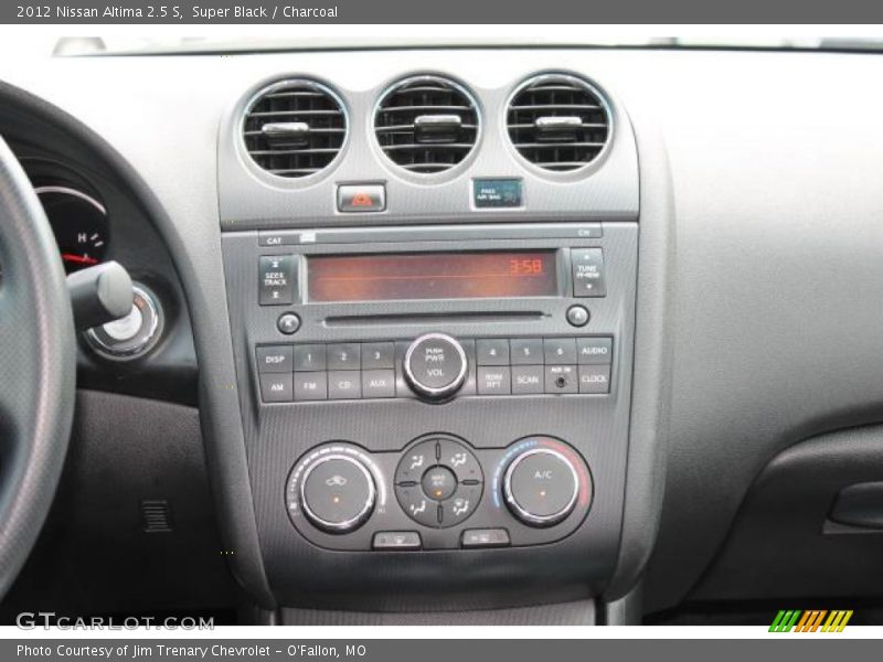 Super Black / Charcoal 2012 Nissan Altima 2.5 S
