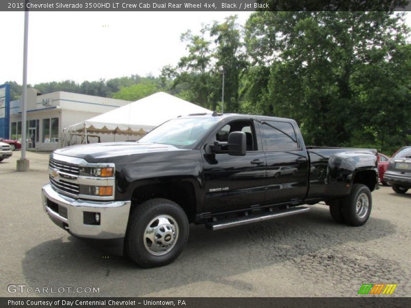Black / Jet Black 2015 Chevrolet Silverado 3500HD LT Crew Cab Dual Rear Wheel 4x4