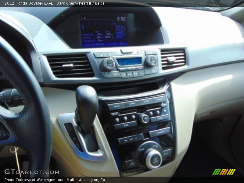 Dark Cherry Pearl II / Beige 2012 Honda Odyssey EX-L