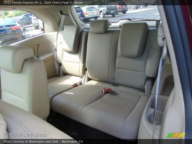 Dark Cherry Pearl II / Beige 2012 Honda Odyssey EX-L