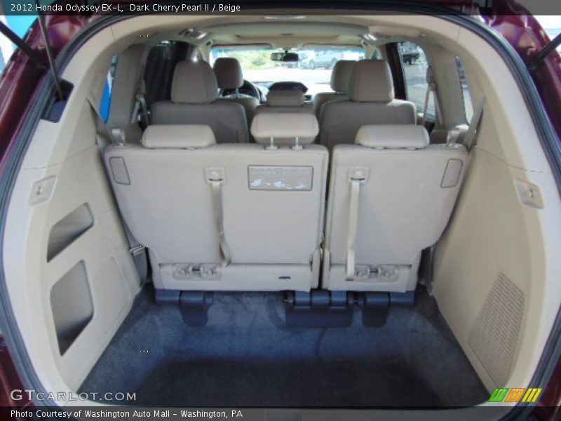 Dark Cherry Pearl II / Beige 2012 Honda Odyssey EX-L