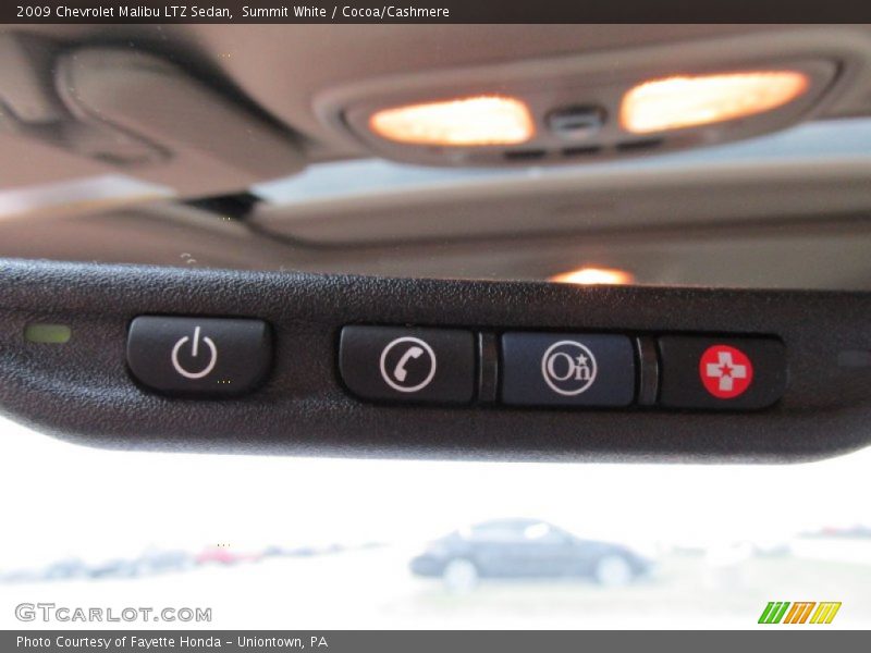Summit White / Cocoa/Cashmere 2009 Chevrolet Malibu LTZ Sedan