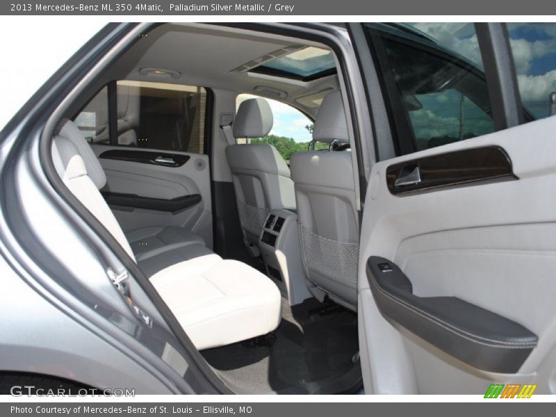 Palladium Silver Metallic / Grey 2013 Mercedes-Benz ML 350 4Matic