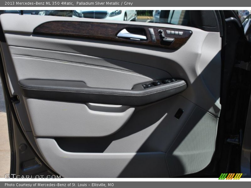 Palladium Silver Metallic / Grey 2013 Mercedes-Benz ML 350 4Matic