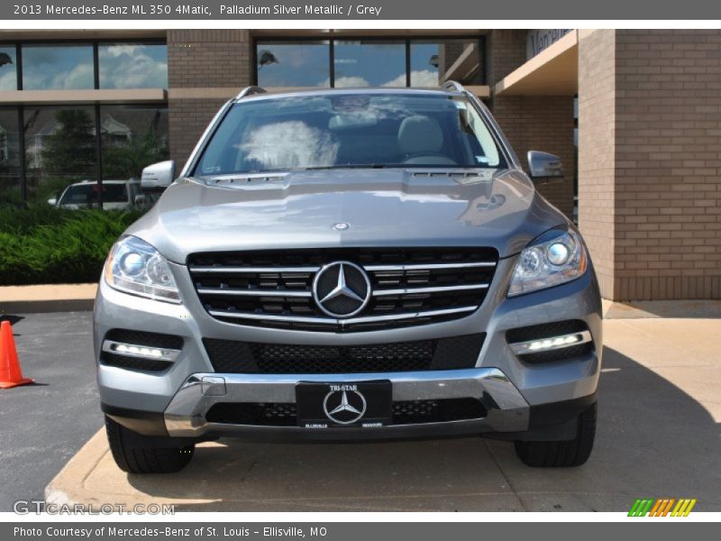 Palladium Silver Metallic / Grey 2013 Mercedes-Benz ML 350 4Matic