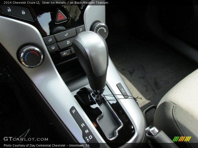 Silver Ice Metallic / Jet Black/Medium Titanium 2014 Chevrolet Cruze LS