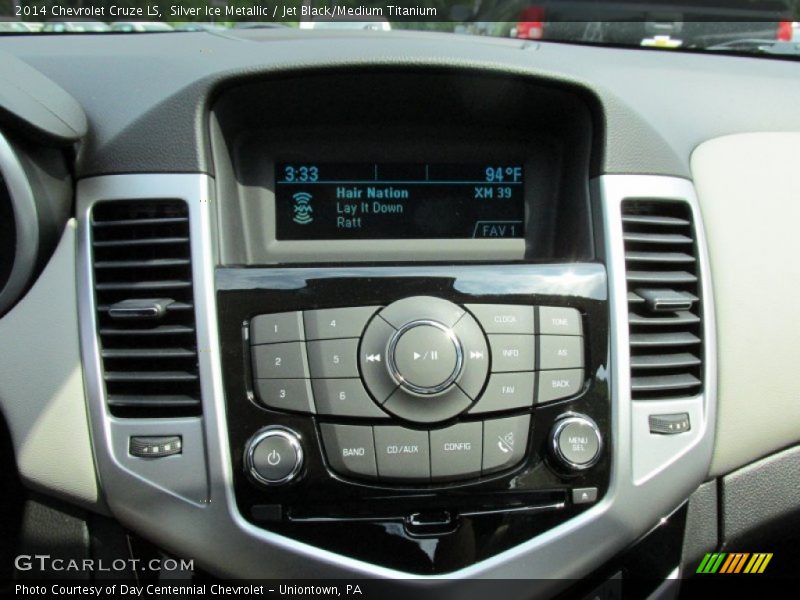 Silver Ice Metallic / Jet Black/Medium Titanium 2014 Chevrolet Cruze LS