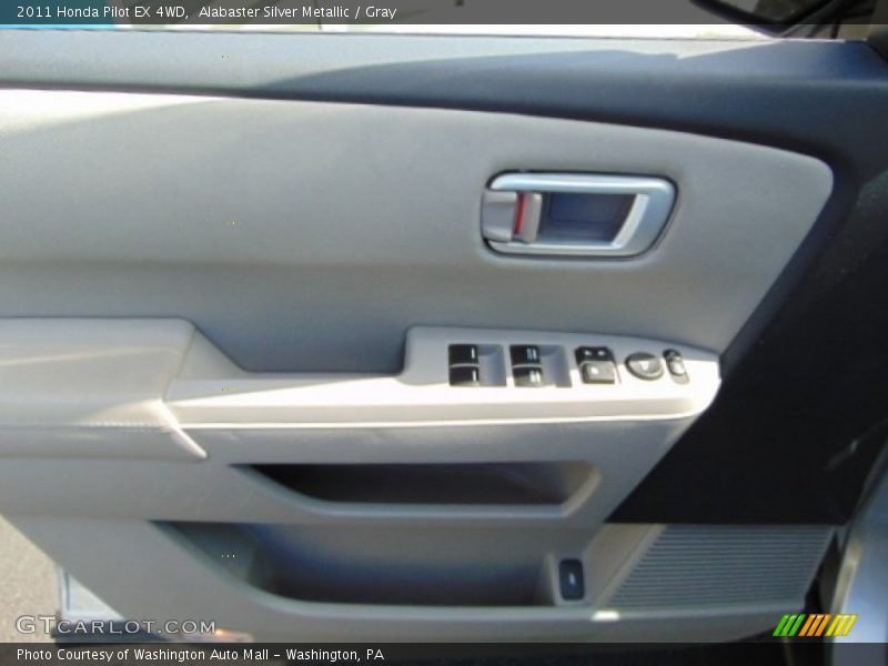 Alabaster Silver Metallic / Gray 2011 Honda Pilot EX 4WD