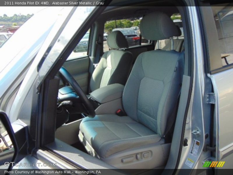 Alabaster Silver Metallic / Gray 2011 Honda Pilot EX 4WD