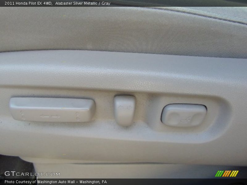 Alabaster Silver Metallic / Gray 2011 Honda Pilot EX 4WD
