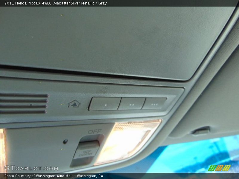 Alabaster Silver Metallic / Gray 2011 Honda Pilot EX 4WD