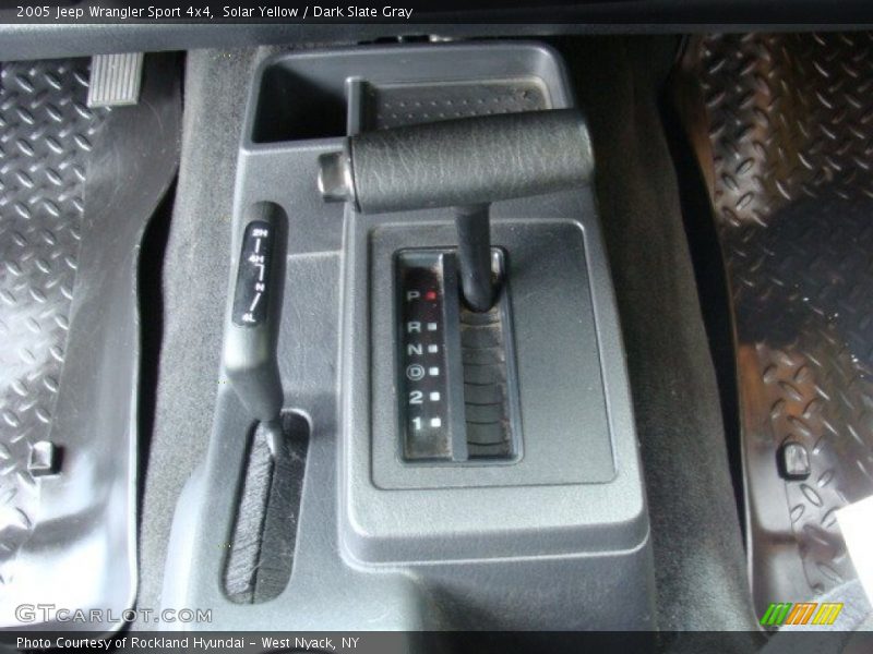 Solar Yellow / Dark Slate Gray 2005 Jeep Wrangler Sport 4x4