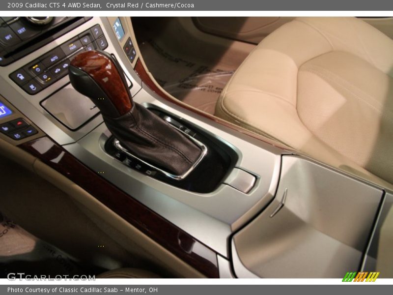 Crystal Red / Cashmere/Cocoa 2009 Cadillac CTS 4 AWD Sedan