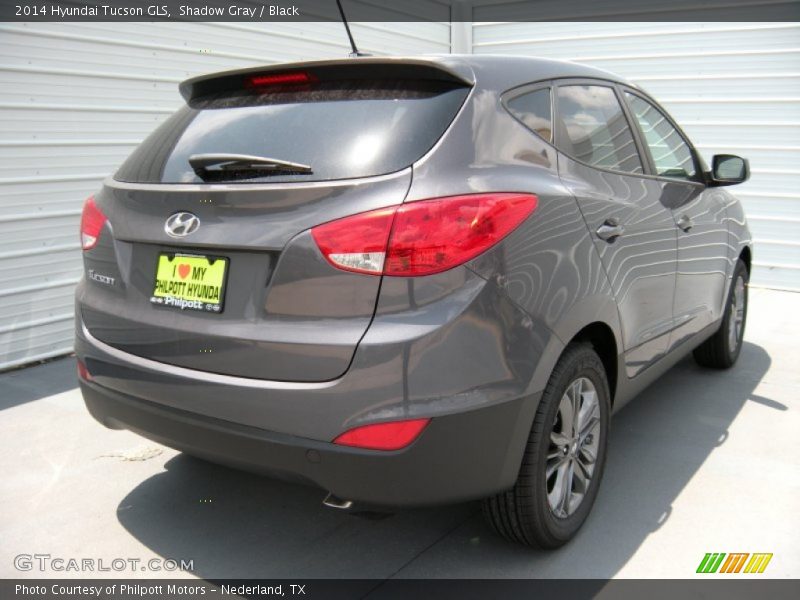 Shadow Gray / Black 2014 Hyundai Tucson GLS