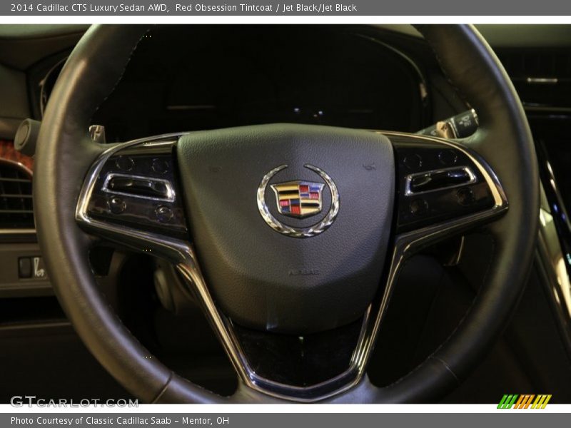 Red Obsession Tintcoat / Jet Black/Jet Black 2014 Cadillac CTS Luxury Sedan AWD