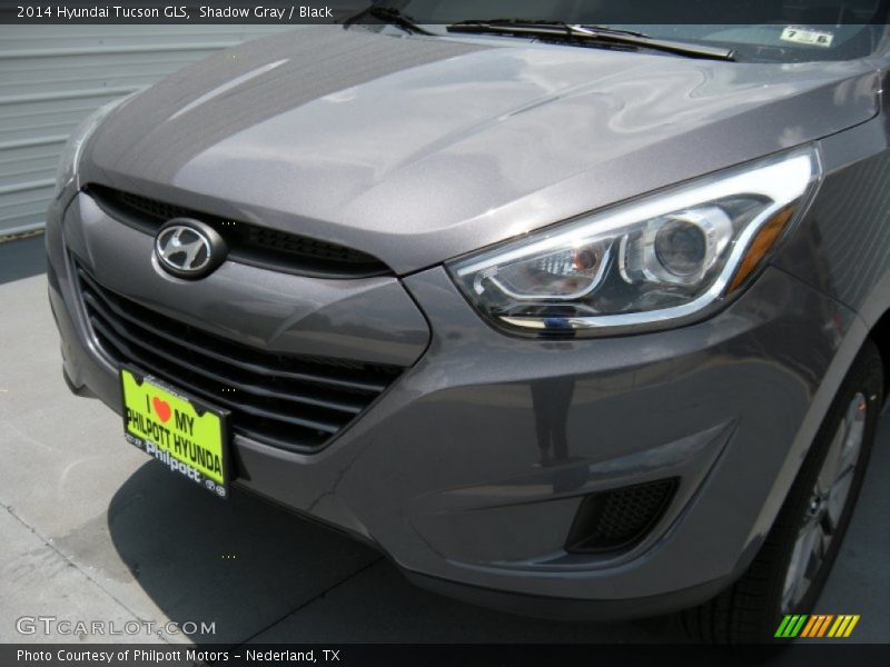 Shadow Gray / Black 2014 Hyundai Tucson GLS