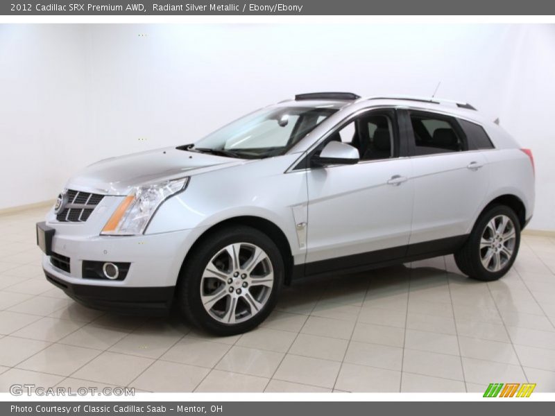 Radiant Silver Metallic / Ebony/Ebony 2012 Cadillac SRX Premium AWD