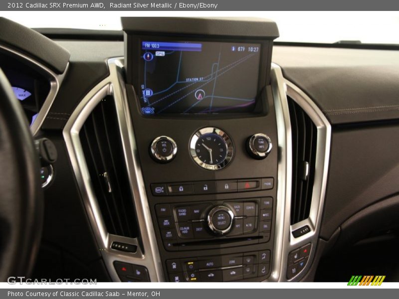 Radiant Silver Metallic / Ebony/Ebony 2012 Cadillac SRX Premium AWD