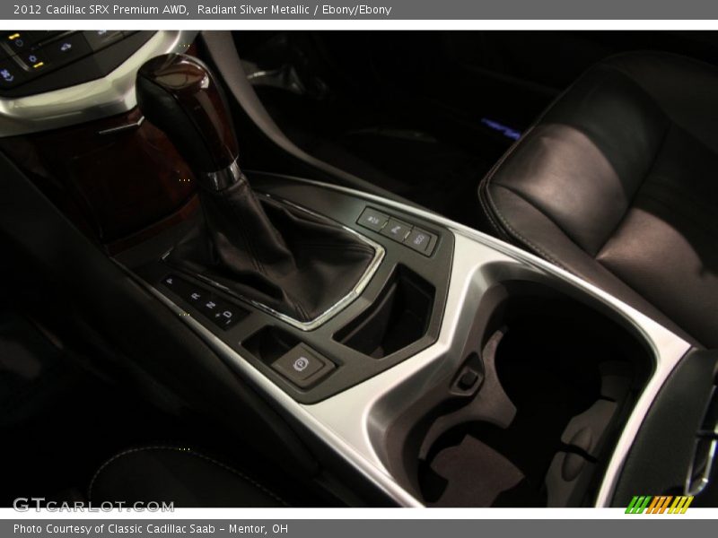 Radiant Silver Metallic / Ebony/Ebony 2012 Cadillac SRX Premium AWD