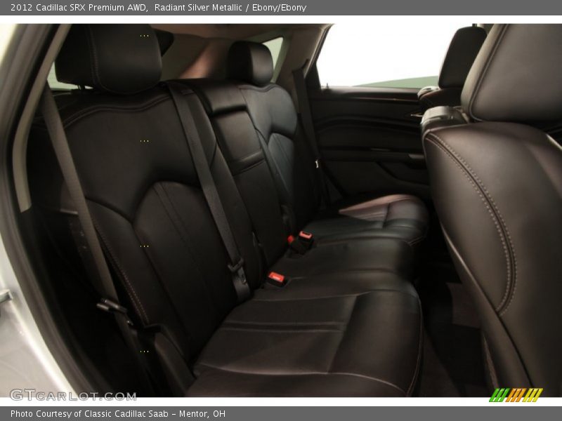 Radiant Silver Metallic / Ebony/Ebony 2012 Cadillac SRX Premium AWD
