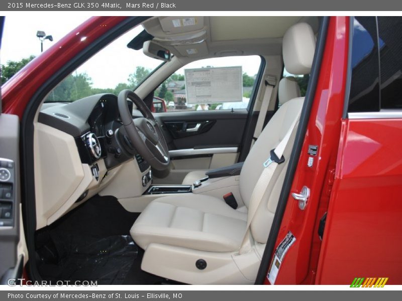 Front Seat of 2015 GLK 350 4Matic