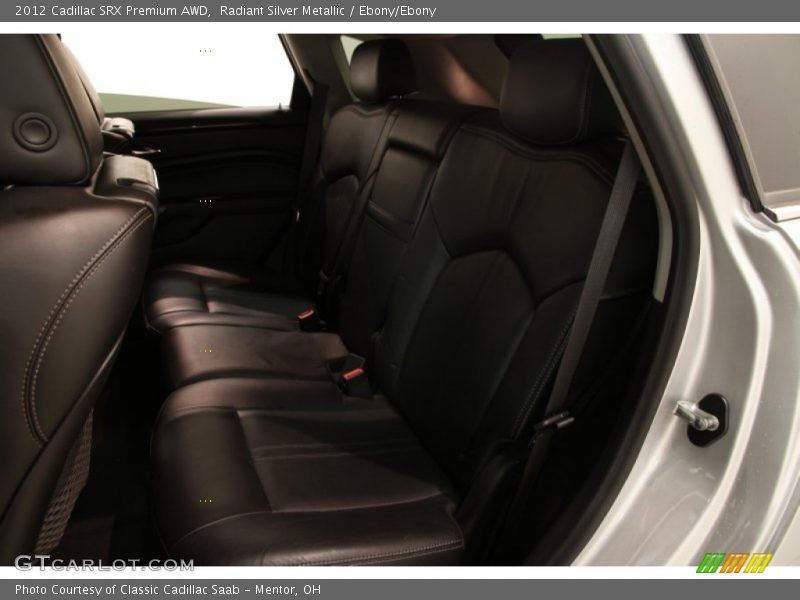Radiant Silver Metallic / Ebony/Ebony 2012 Cadillac SRX Premium AWD