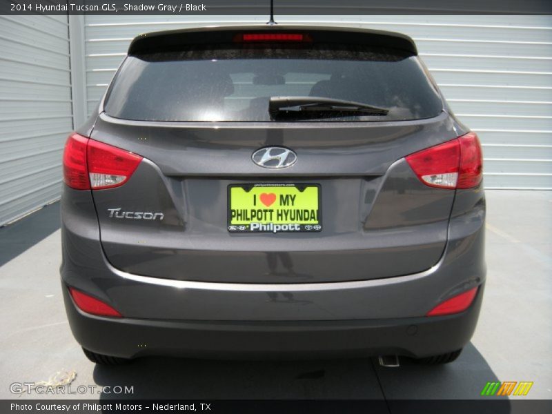 Shadow Gray / Black 2014 Hyundai Tucson GLS