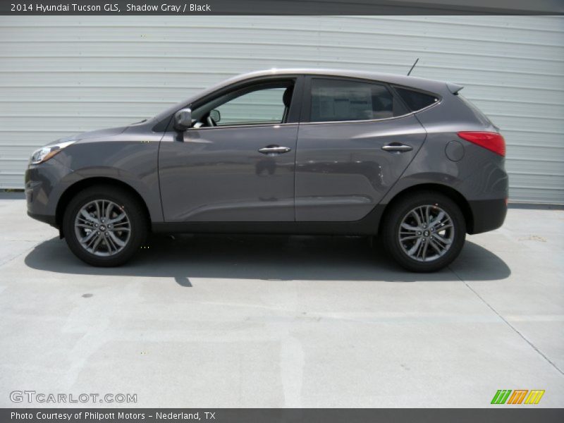 Shadow Gray / Black 2014 Hyundai Tucson GLS