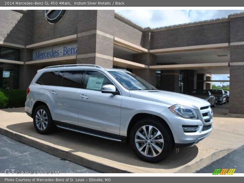 Iridium Silver Metallic / Black 2014 Mercedes-Benz GL 450 4Matic