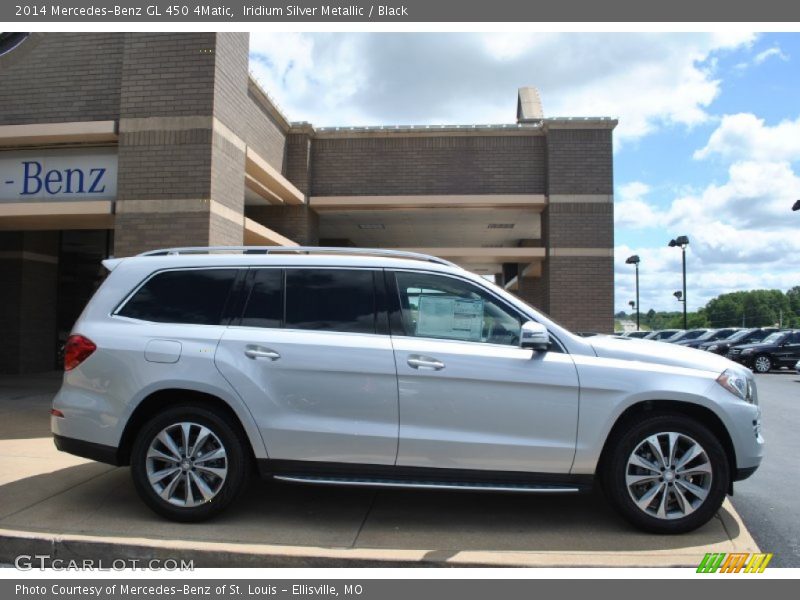 Iridium Silver Metallic / Black 2014 Mercedes-Benz GL 450 4Matic