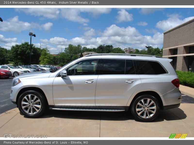 Iridium Silver Metallic / Black 2014 Mercedes-Benz GL 450 4Matic