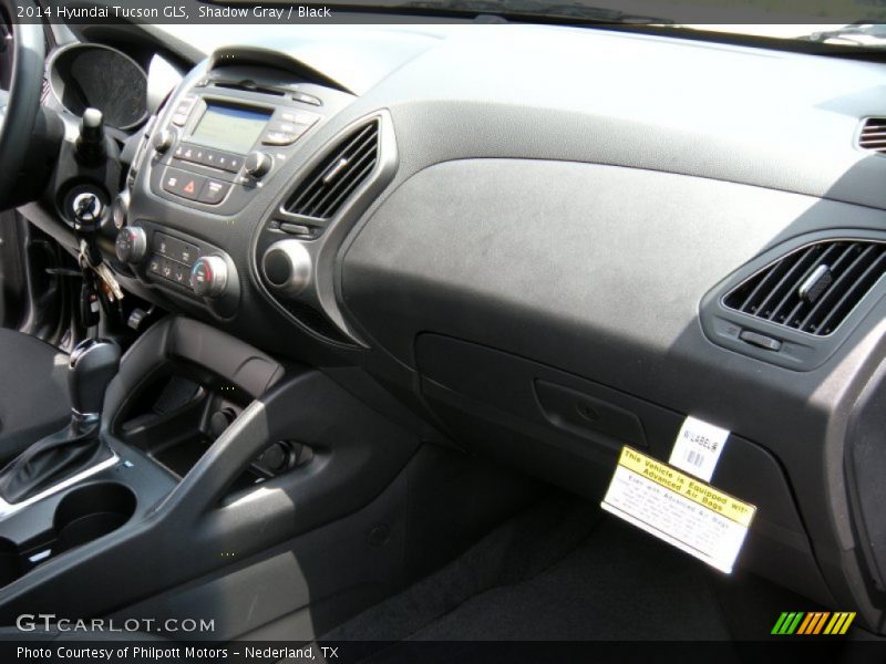 Shadow Gray / Black 2014 Hyundai Tucson GLS