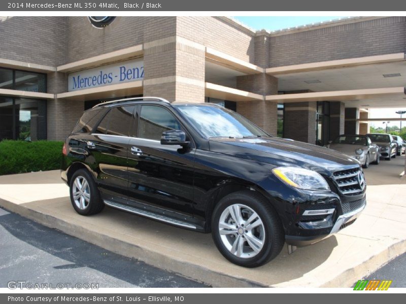 Black / Black 2014 Mercedes-Benz ML 350 4Matic