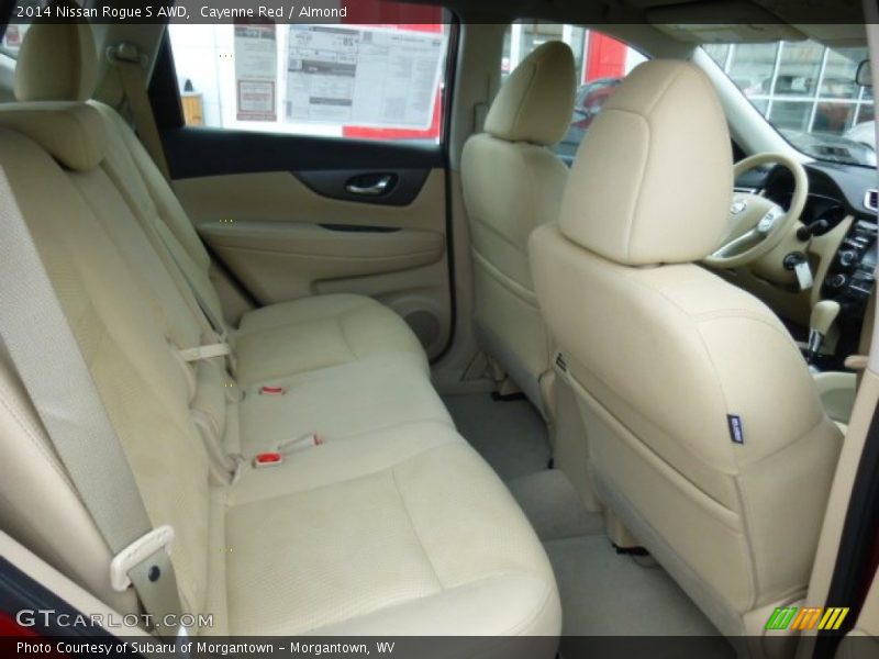 Cayenne Red / Almond 2014 Nissan Rogue S AWD
