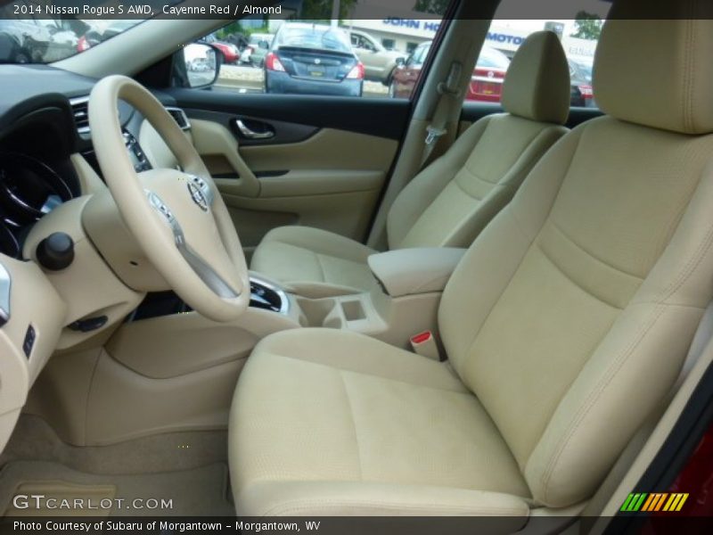 Cayenne Red / Almond 2014 Nissan Rogue S AWD