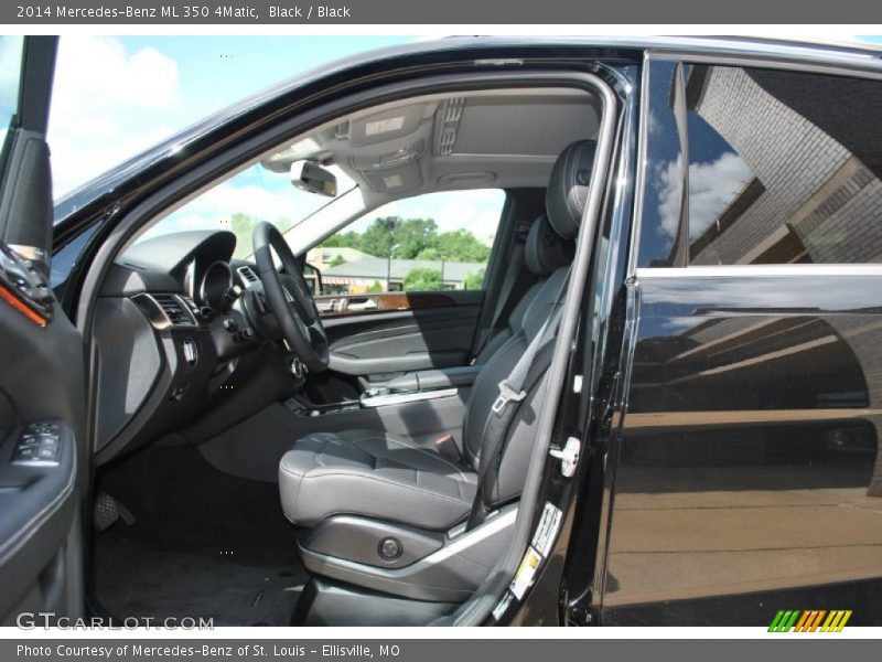 Black / Black 2014 Mercedes-Benz ML 350 4Matic