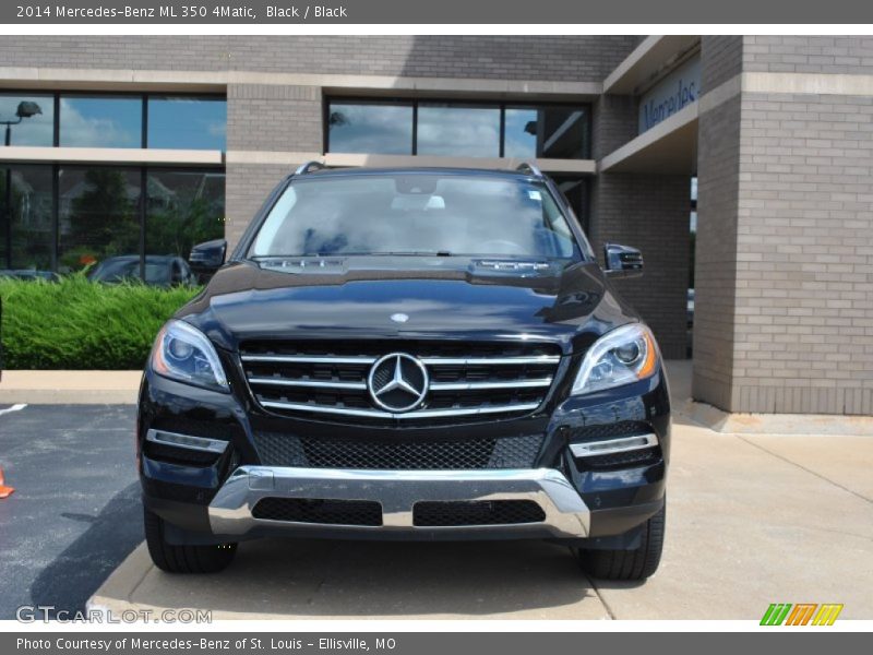 Black / Black 2014 Mercedes-Benz ML 350 4Matic