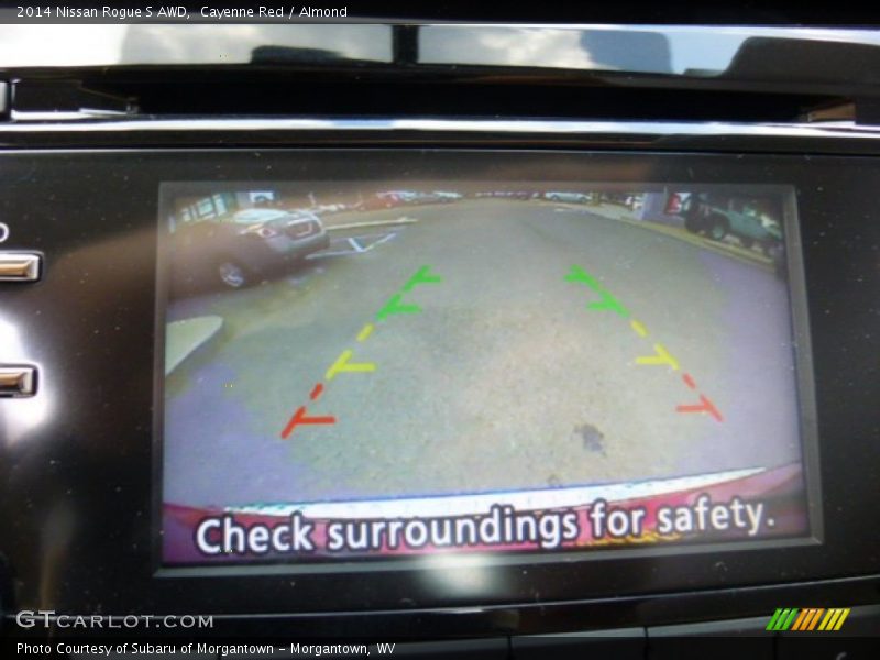 Cayenne Red / Almond 2014 Nissan Rogue S AWD