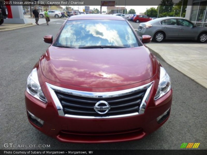 Cayenne Red / Charcoal 2015 Nissan Altima 2.5 SV