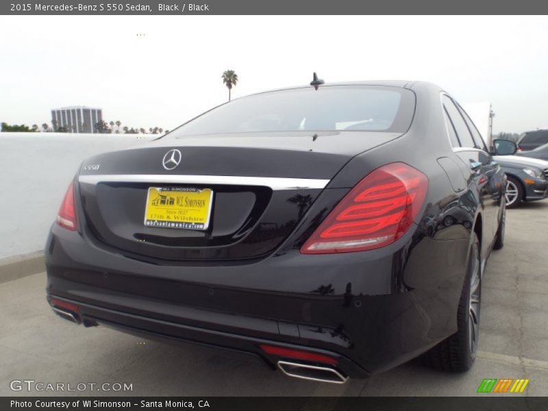 Black / Black 2015 Mercedes-Benz S 550 Sedan