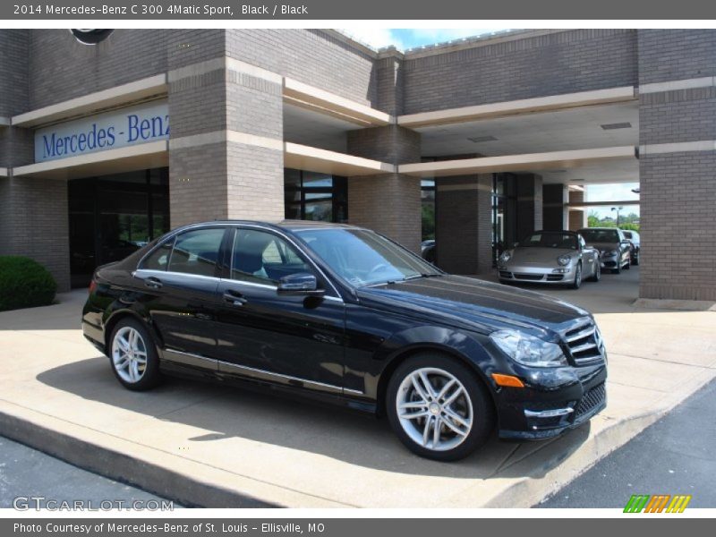 Black / Black 2014 Mercedes-Benz C 300 4Matic Sport