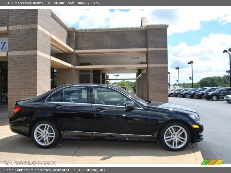 Black / Black 2014 Mercedes-Benz C 300 4Matic Sport