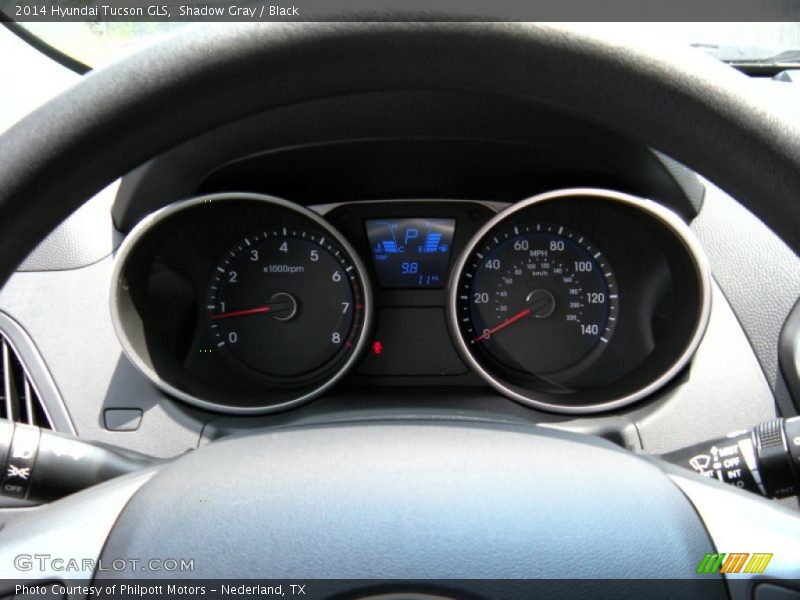 Shadow Gray / Black 2014 Hyundai Tucson GLS