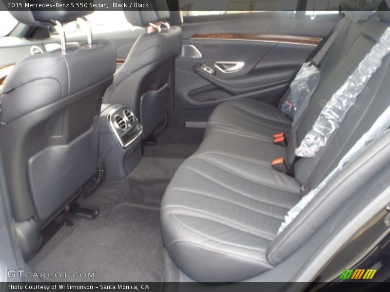 Black / Black 2015 Mercedes-Benz S 550 Sedan
