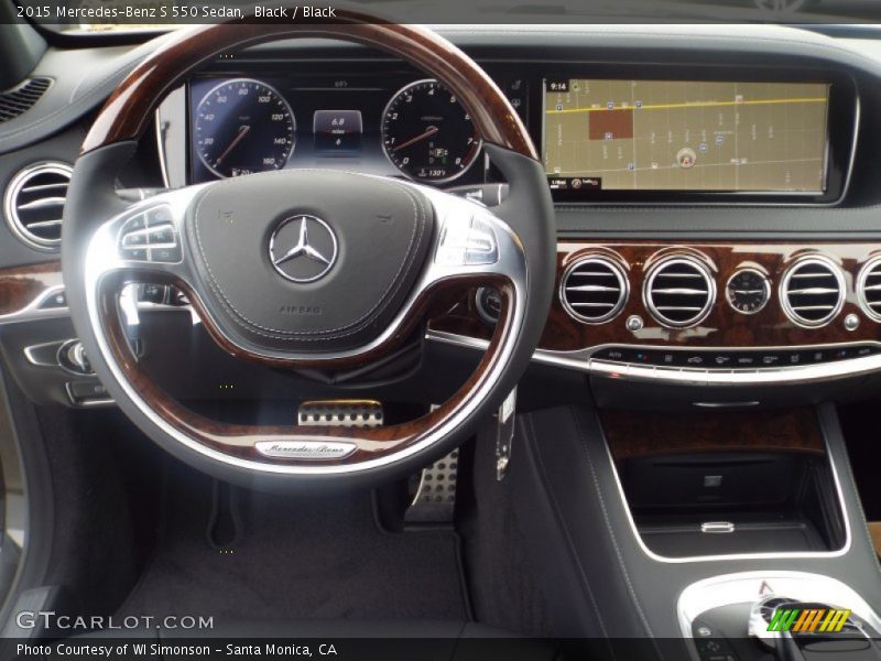 Black / Black 2015 Mercedes-Benz S 550 Sedan